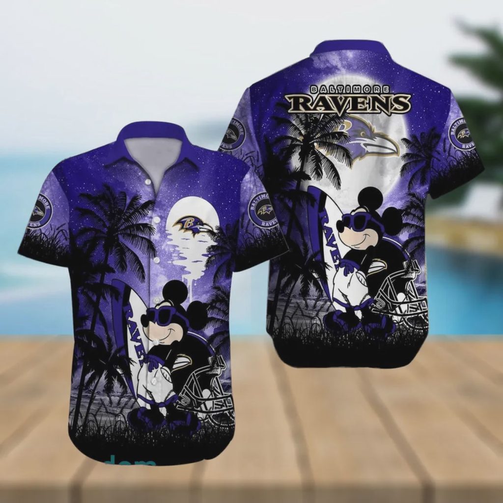 Baltimore Ravens NFL Mickey Mouse Hawaiian Shirt – Show Your Team Spirit with Style! Baltimore Ravens NFL Mickey Mouse Hawaiian Shirt – Show Your Team Spirit with Style!