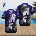 Baltimore Ravens NFL Mickey Mouse Hawaiian Shirt – Show Your Team Spirit with Style!