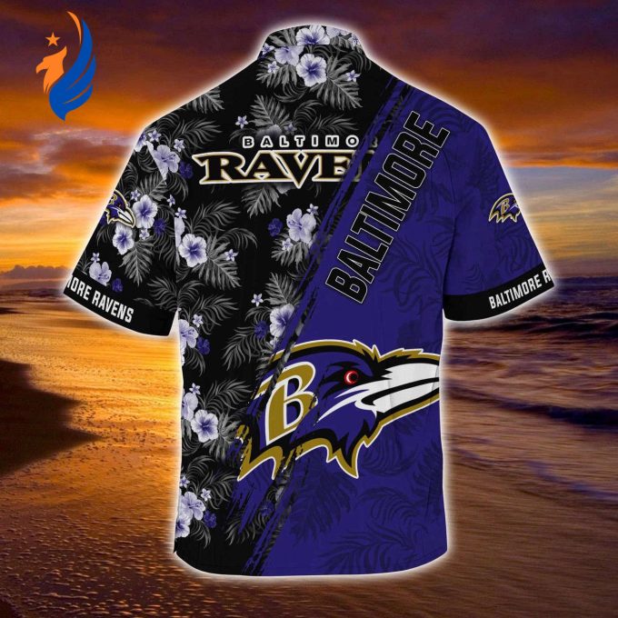 Baltimore Ravens NFL-Summer Hawaii Shirt: Mickey & Floral Pattern for Sports Fans – TU33141