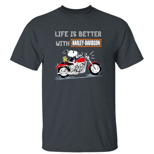 Enhance Your Style with the Best Snoopy Life is Better with Harley Davidson Shirt Enhance Your Style with the Best Snoopy Life is Better with Harley Davidson Shirt