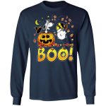 Spooky Fun! Boo Happy Halloween Charlie Brown Woodstock & Snoopy T-Shirt