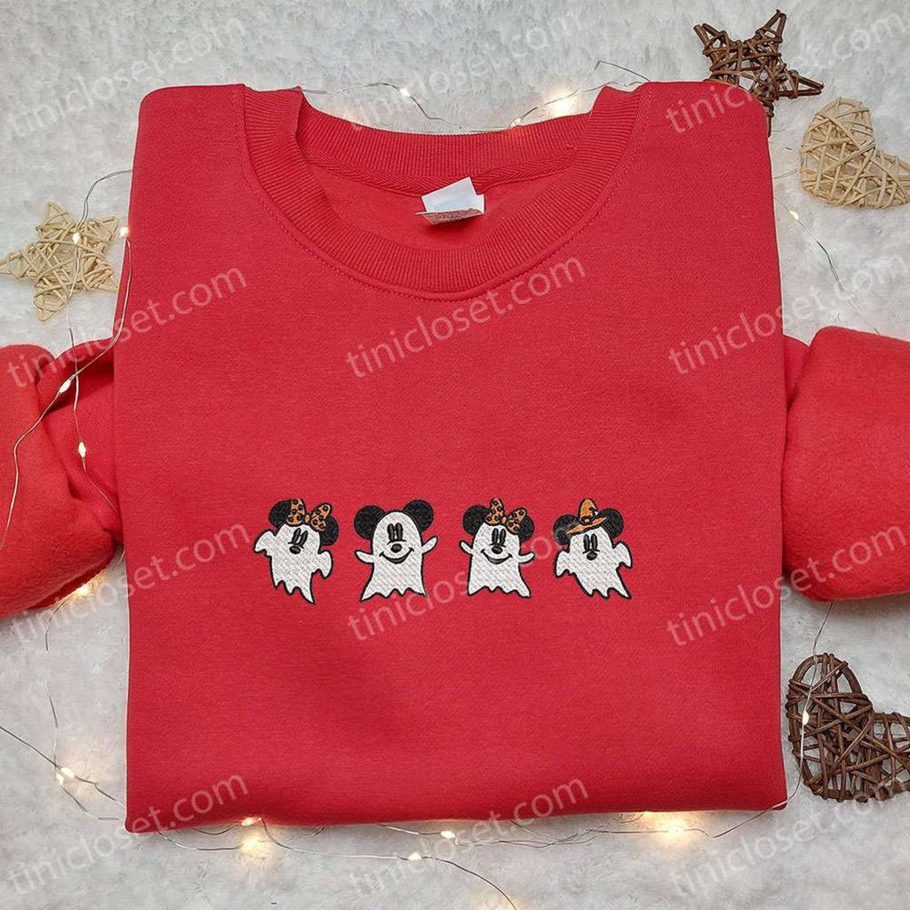 Boo Mickey Embroidered Shirt: Spooky Disney Halloween Gift Ideas Boo Mickey Embroidered Shirt: Spooky Disney Halloween Gift Ideas