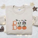 Spooky Boo Mickey Minnie Embroidered Shirt – Perfect Disney Halloween Gift Idea Spooky Boo Mickey Minnie Embroidered Shirt – Perfect Disney Halloween Gift Idea