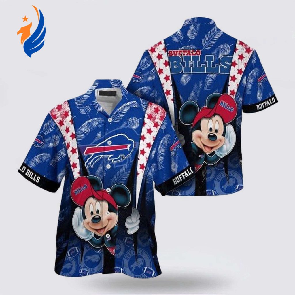 Buffalo Bills NFL Mickey Mouse Hawaiian Shirt: Perfect Fan Gear for Game Day! Buffalo Bills NFL Mickey Mouse Hawaiian Shirt: Perfect Fan Gear for Game Day!