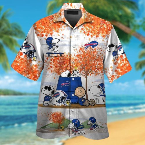 Buffalo Bills Snoopy Autumn Hawaiian Shirt Set – Short Sleeve Button Up for Men Women & Kids Buffalo Bills Snoopy Autumn Hawaiian Shirt Set – Short Sleeve Button Up for Men Women & Kids