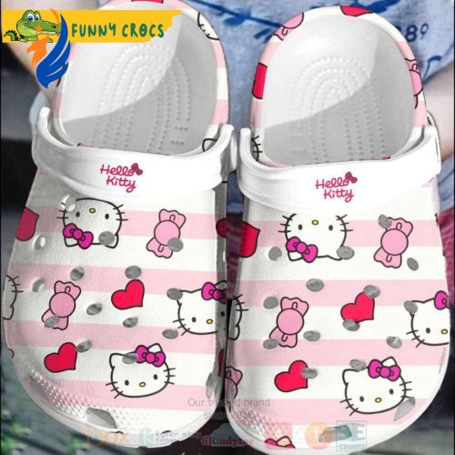 Candy Heart Hello KittyClogs-Shoes