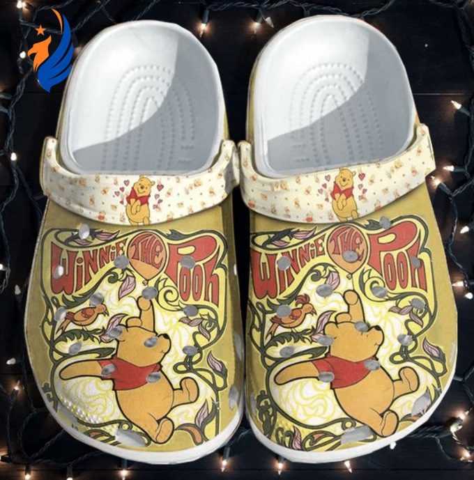 Carton Winnie The Pooh Blue Clogs For Kids And Adutls Carton Winnie The Pooh Blue Clogs For Kids And Adutls