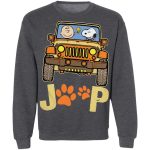 Get Your Furry Friend a Charlie Brown and Snoopy Jeep Paw Dog Shirt – Perfect for Dog Lovers!
