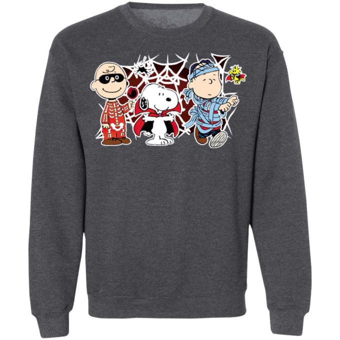 Get Spooky with Charlie Woodstock Linus Snoopy Halloween T-Shirt – Perfect Night Costume for Fun!
