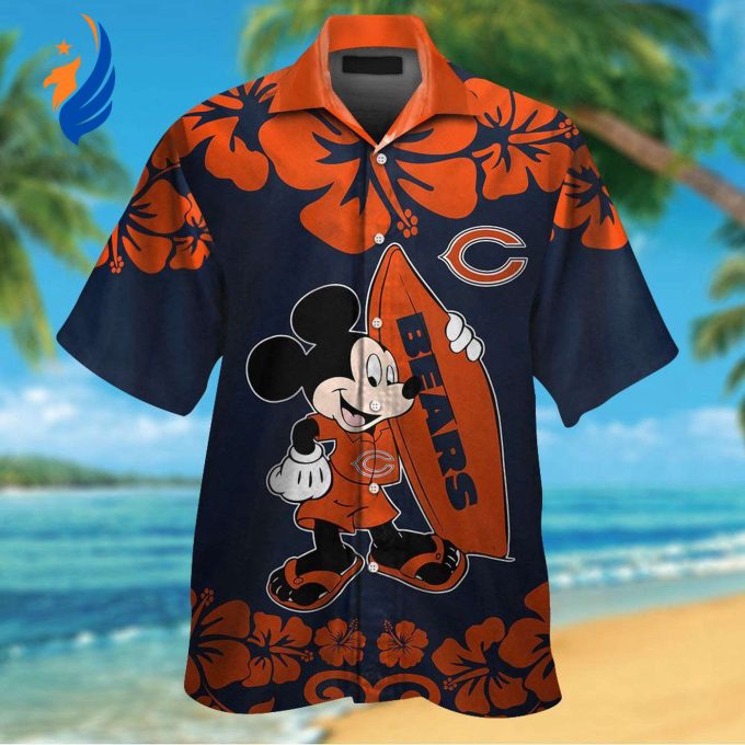 Chicago Bears & Mickey Mouse Hawaiian Shirt: Unique NFL Disney Collaboration for Authentic Fans!