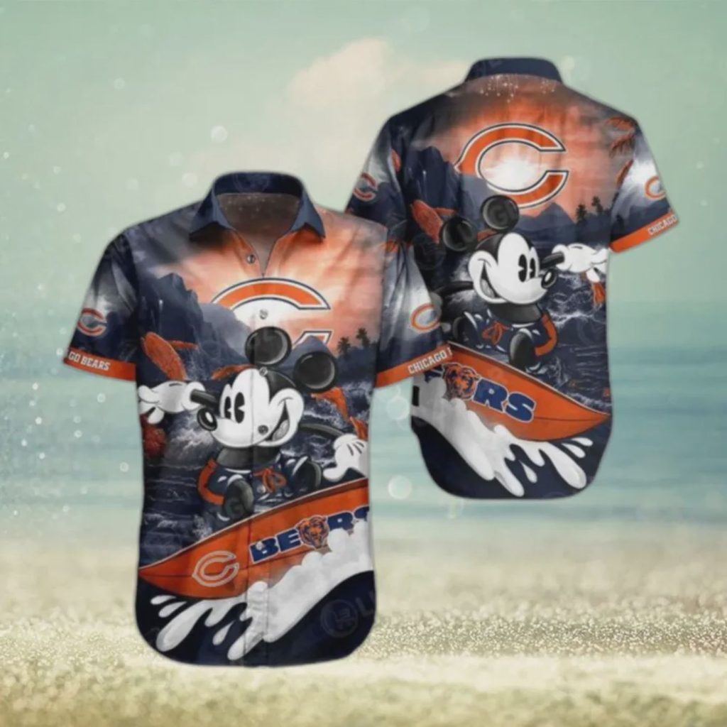 Get Game-Day Ready with Chicago Bears NFL Mickey Hawaiian Shirt – Officially Licensed NFL Merchandise Get Game-Day Ready with Chicago Bears NFL Mickey Hawaiian Shirt – Officially Licensed NFL Merchandise