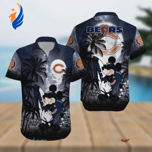 Chicago Bears NFL Mickey Mouse Aloha Summer Hawaiian Shirt - Official Licensed Merchandise