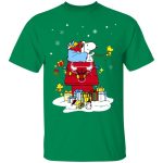 Spread Holiday Cheer with Chicago Bulls Santa Snoopy Shirt – Wish You a Merry Christmas!