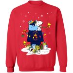 Spread Cheer with Chicago Fire Santa Snoopy Christmas Shirt – Festive and Stylish Holiday Apparel