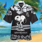 Shop Chicago White Sox Snoopy Tropical Hawaiian Shirt Set for Men Women Kids – Short Sleeve Button Up Aloha Style