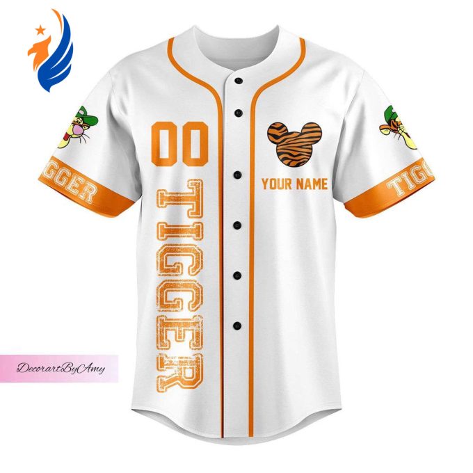 Disney Tiger Christmas Jersey: Festive Tiger Shirt with Winnie the Pooh Baseball Style Disney Tiger Christmas Jersey: Festive Tiger Shirt with Winnie the Pooh Baseball Style