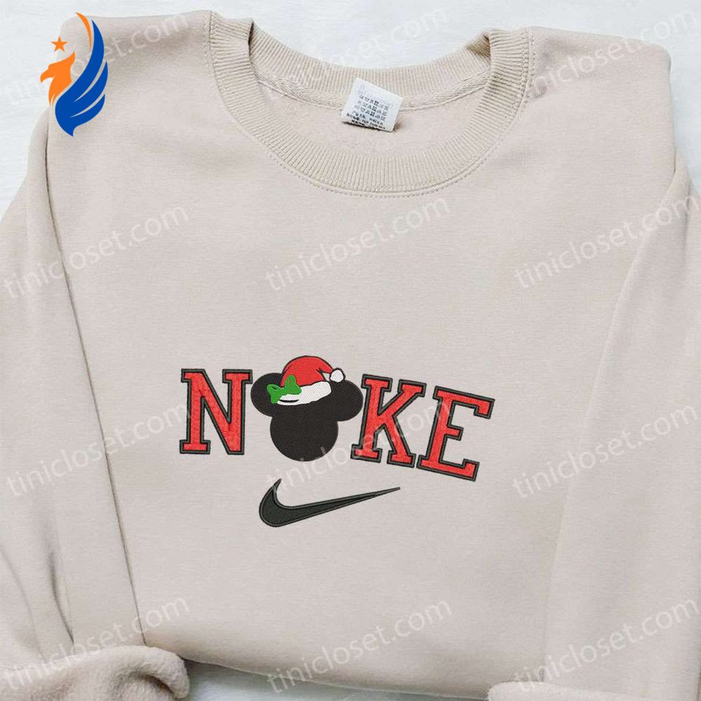 Mickey Mouse x Nike Christmas Embroidered Sweatshirt & Shirt: Best Cartoon Gift Ideas for Christmas Mickey Mouse x Nike Christmas Embroidered Sweatshirt & Shirt: Best Cartoon Gift Ideas for Christmas