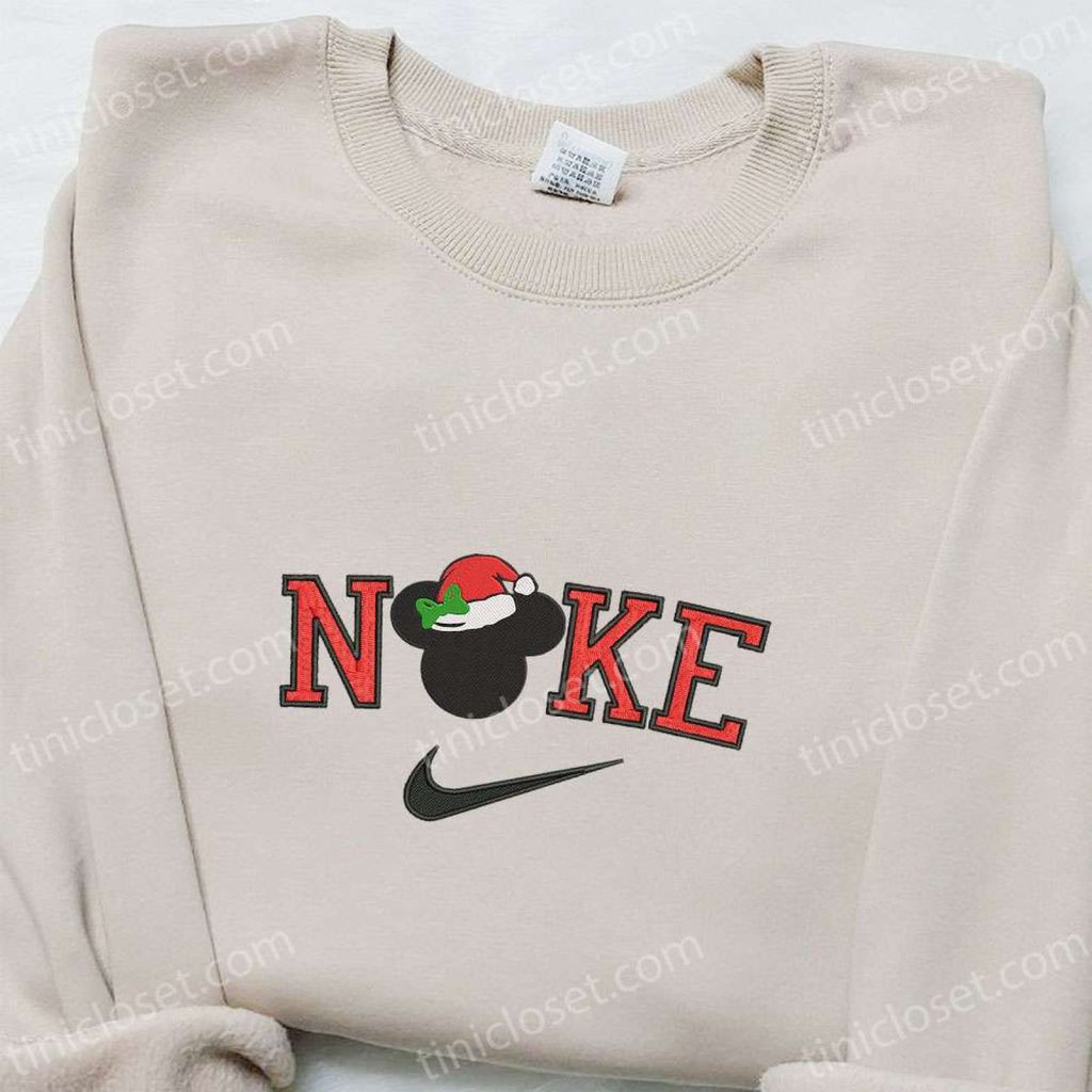 Mickey Mouse x Nike Christmas Embroidered Sweatshirt & Shirt: Best Cartoon Gift Ideas for Christmas Mickey Mouse x Nike Christmas Embroidered Sweatshirt & Shirt: Best Cartoon Gift Ideas for Christmas
