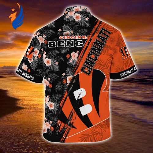 Cincinnati Bengals NFL-Summer Hawaii Shirt: Mickey and Floral Pattern for Sports Fans TU33141