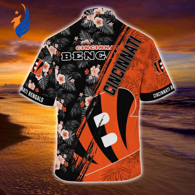 Cincinnati Bengals NFL-Summer Hawaii Shirt: Mickey and Floral Pattern for Sports Fans TU33141 Cincinnati Bengals NFL-Summer Hawaii Shirt: Mickey and Floral Pattern for Sports Fans TU33141