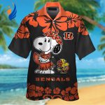 Cincinnati Bengals & Snoopy Hawaiian Shirt #2: Show Your Team Spirit with this Stylish Collaboration Shirt