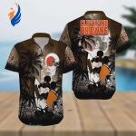 Cleveland Browns NFL Mickey Mouse Aloha Hawaiian Shirt – Show Your Team Spirit in Style!