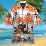Cleveland Browns Snoopy Autumn Hawaiian Shirt Set – Stylish Button Up for Men Women & Kids