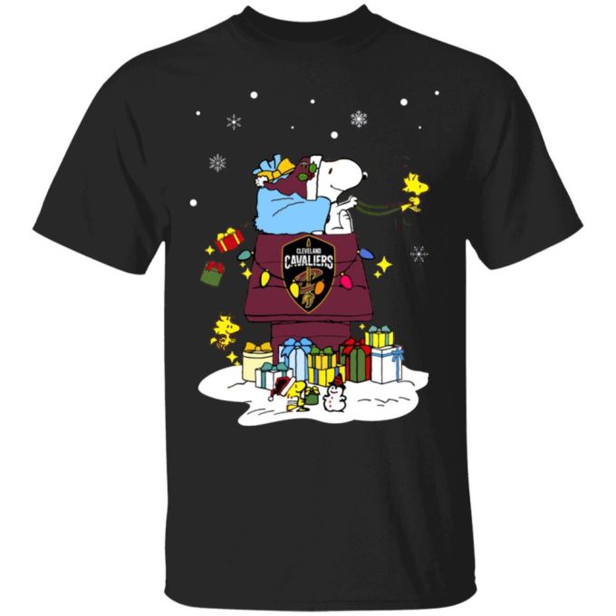 Cleveland Cavaliers Santa Snoopy Shirt: Wish You a Merry Christmas – Perfect Holiday Gift!
