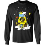 Columbus Crew SC Santa Snoopy Shirt: Spread Christmas Cheer with this Merry Apparel Columbus Crew SC Santa Snoopy Shirt: Spread Christmas Cheer with this Merry Apparel