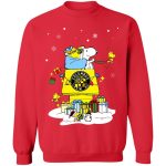 Columbus Crew SC Santa Snoopy Shirt: Spread Christmas Cheer with this Merry Apparel Columbus Crew SC Santa Snoopy Shirt: Spread Christmas Cheer with this Merry Apparel