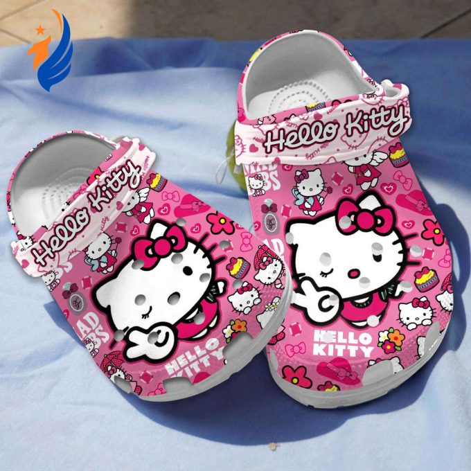 Comfortable Hello Kitty Cartoon Clogs For Kids And Adults Comfortable Hello Kitty Cartoon Clogs For Kids And Adults