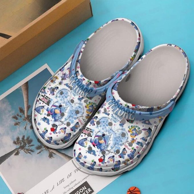 Cool Design Eeyore Winnie The Pooh Cartoon Clogs For Kids & Adults