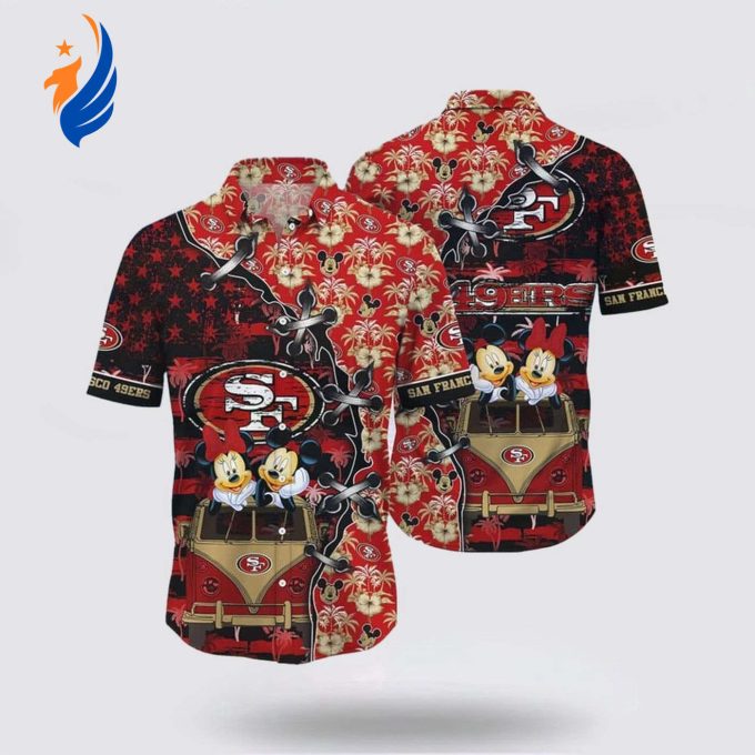 Stylish Disney Mickey Mouse NFL San Francisco 49ers Hawaiian Shirt – Perfect for NFL Fans! Stylish Disney Mickey Mouse NFL San Francisco 49ers Hawaiian Shirt – Perfect for NFL Fans!