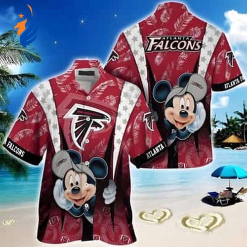Stylish Mickey Mouse Atlanta Falcons Hawaiian Shirt – Perfect Beach Vacation Gift