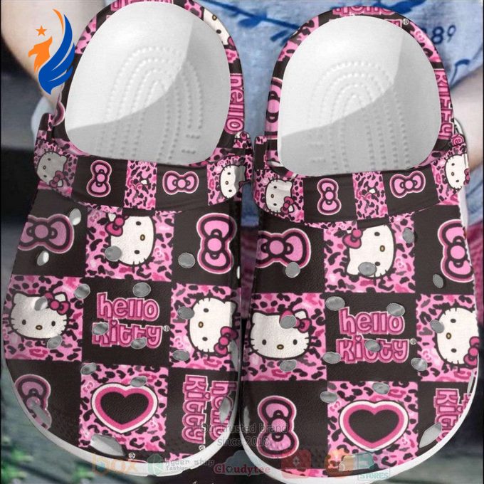 Clogs Shoes – Clog Shoes Hello Kitty Brown-Pink Clogs Shoes – Clog Shoes Hello Kitty Brown-Pink
