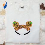 Spooktacular Halloween Mickey Mouse Ears Crown Embroidered Shirt – Disney Magic! Spooktacular Halloween Mickey Mouse Ears Crown Embroidered Shirt – Disney Magic!