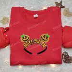 Spooktacular Halloween Mickey Mouse Ears Crown Embroidered Shirt – Disney Magic! Spooktacular Halloween Mickey Mouse Ears Crown Embroidered Shirt – Disney Magic!