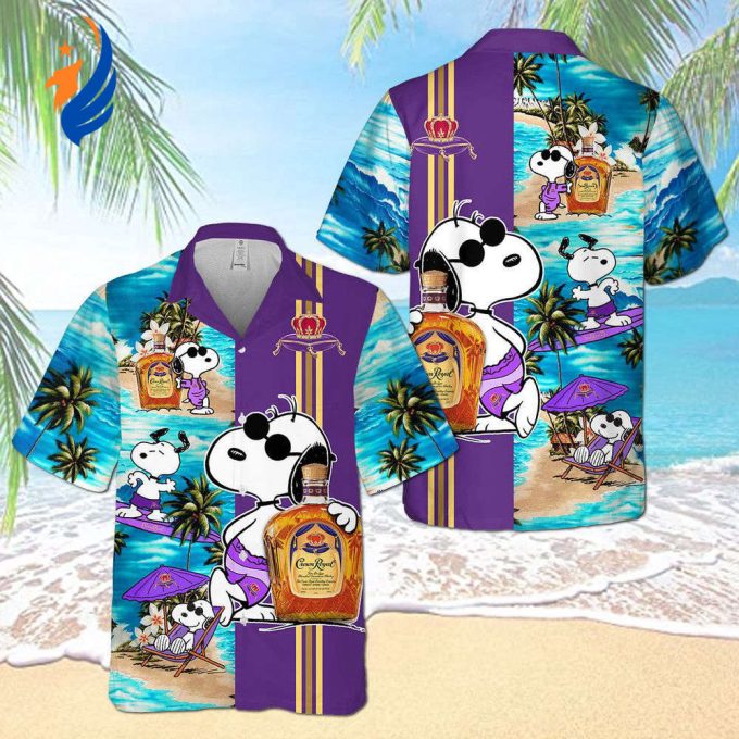 Crown Royal Snoopy Dog Hawaiian Shirt: Stylish and Fun Tropical Wear for Dog Lovers Crown Royal Snoopy Dog Hawaiian Shirt: Stylish and Fun Tropical Wear for Dog Lovers