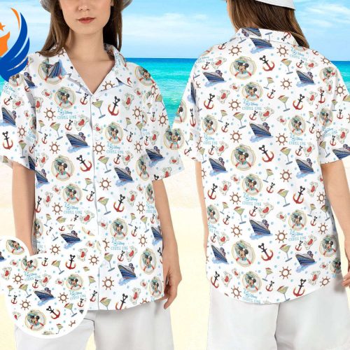 Cruise Line 25th Anniversary Hawaiian Shirt – Silver At Sea Hawaii & Disneyland Mickey Magical Cruise Aloha Beach Shirt