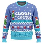 Cuddly Cactus Grinches Ugly Christmas Sweater – Festive & Fun Holiday Attire