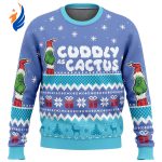 Cuddly Cactus Grinches Ugly Christmas Sweater – Festive & Fun Holiday Attire