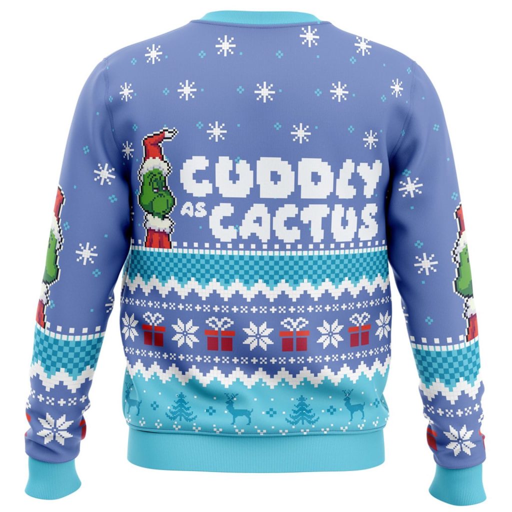 Cuddly as a Cactus Grinch Ugly Christmas Sweater: Festive & Fun Apparel for the Holidays! Cuddly as a Cactus Grinch Ugly Christmas Sweater: Festive & Fun Apparel for the Holidays!