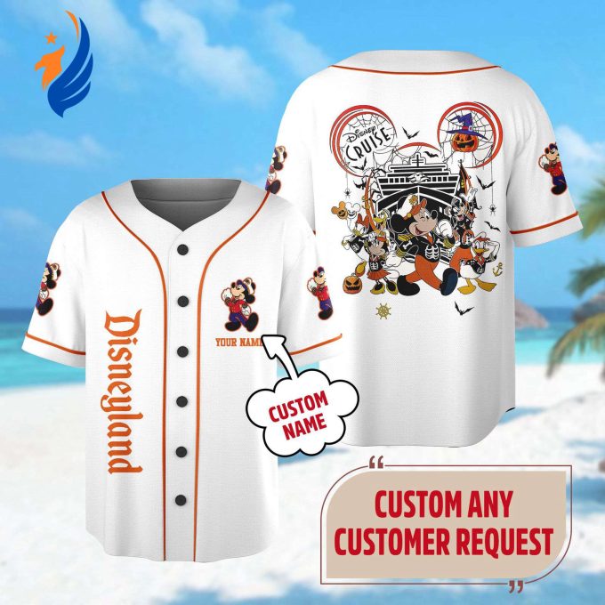 Custom Halloween Cruise Baseball Jersey – Mickey & Minnie Mouse Team Horror Tee Magic Kingdom Shirt Custom Halloween Cruise Baseball Jersey – Mickey & Minnie Mouse Team Horror Tee Magic Kingdom Shirt