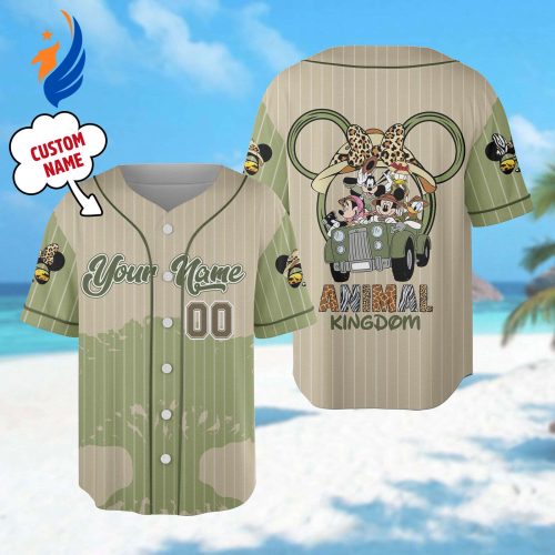 Disney Custom Mickey and Friends Baseball Jersey – Animal Kingdom Basketball Team Outfit & Magic Kingdom Group Shirt Disney Custom Mickey and Friends Baseball Jersey – Animal Kingdom Basketball Team Outfit & Magic Kingdom Group Shirt