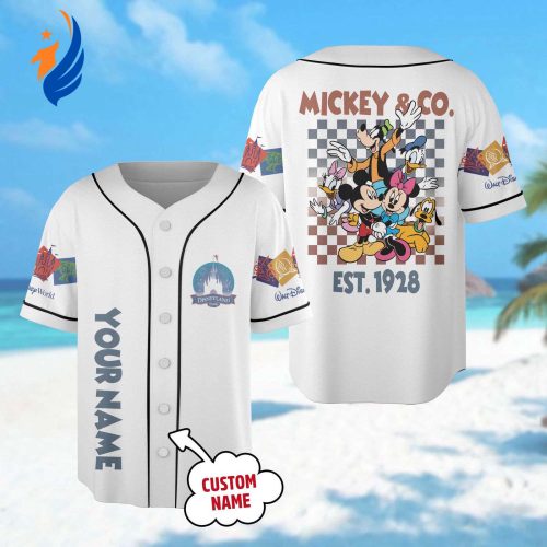 Personalized Mickey & Friends Baseball and Basketball Jerseys - Perfect Gift for Kids & Adults at Magic Kingdom