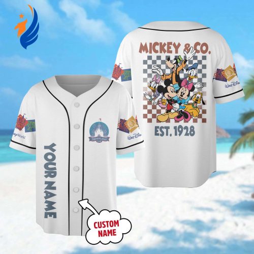 Custom Mickey and Friends Baseball Jersey Team – Personalized Collection for Kids & Adults Custom Mickey and Friends Baseball Jersey Team – Personalized Collection for Kids & Adults