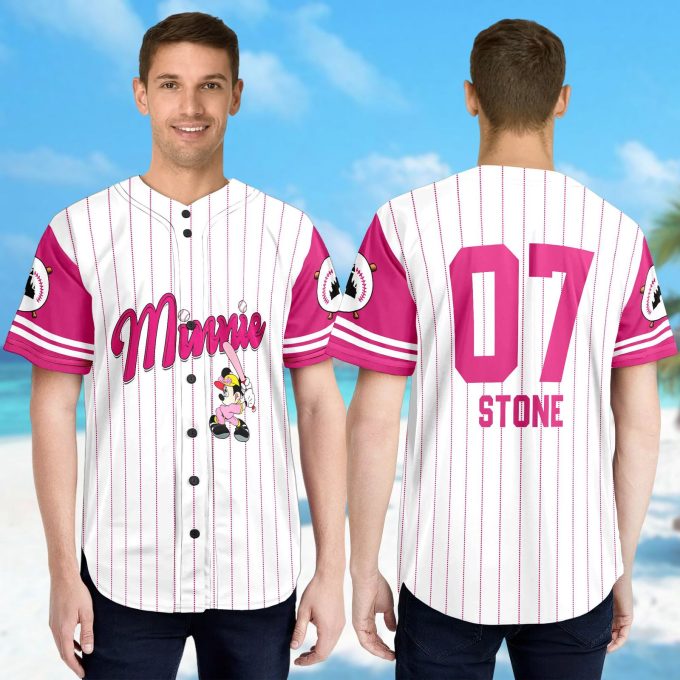 Minnie Mouse Baseball & Basketball Jerseys: Perfect Magic Kingdom Birthday Gift For Her