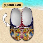 Custom Name Winnie The Pooh And Friends USA Pattern Clogs For Kids And Adults Custom Name Winnie The Pooh And Friends USA Pattern Clogs For Kids And Adults