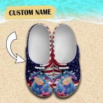 Custom Name Winnie The Pooh Eeyore USA Pattern Clogs For Kids And Adults Custom Name Winnie The Pooh Eeyore USA Pattern Clogs For Kids And Adults