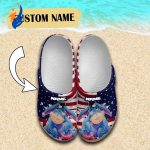 Custom Name Winnie The Pooh Eeyore USA Pattern Clogs For Kids And Adults Custom Name Winnie The Pooh Eeyore USA Pattern Clogs For Kids And Adults